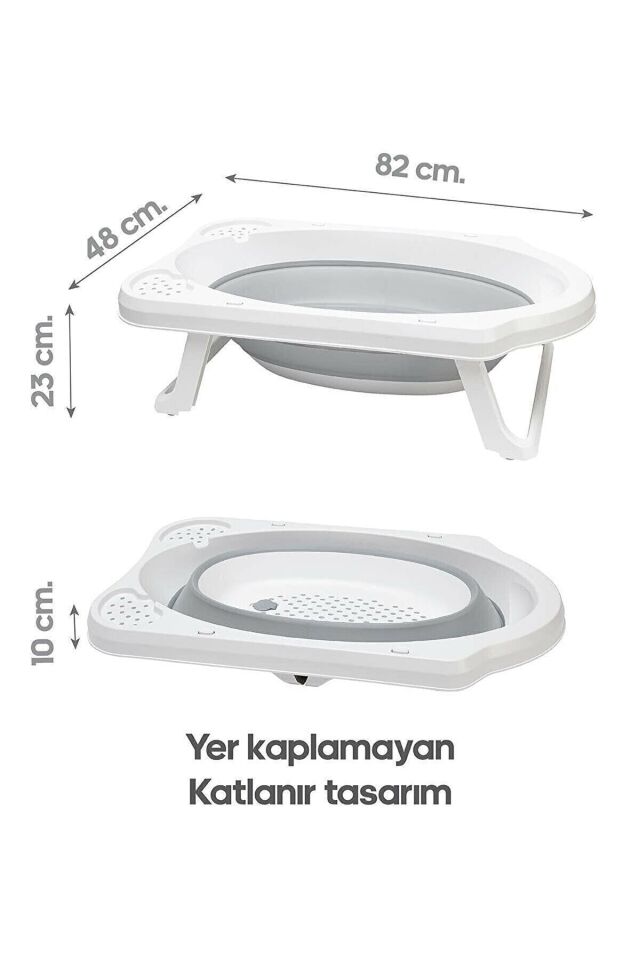 Katlanabilir Bebek Yıkama Küvet Seti