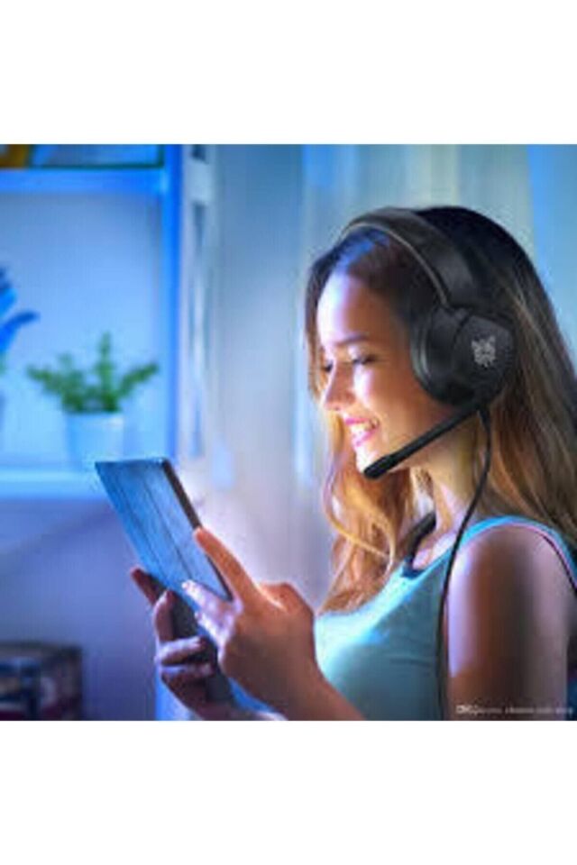 Profesyonel Oyuncu Kulaklığı Bilgisayar Gaming Kulaklık Siyah Renkli Led Pc/ps4/xbox Uyumlu