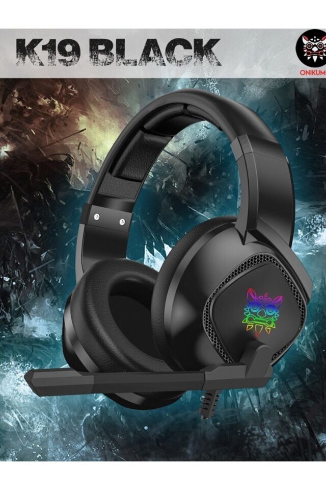 Profesyonel Oyuncu Kulaklığı Bilgisayar Gaming Kulaklık Siyah Renkli Led Pc/ps4/xbox Uyumlu