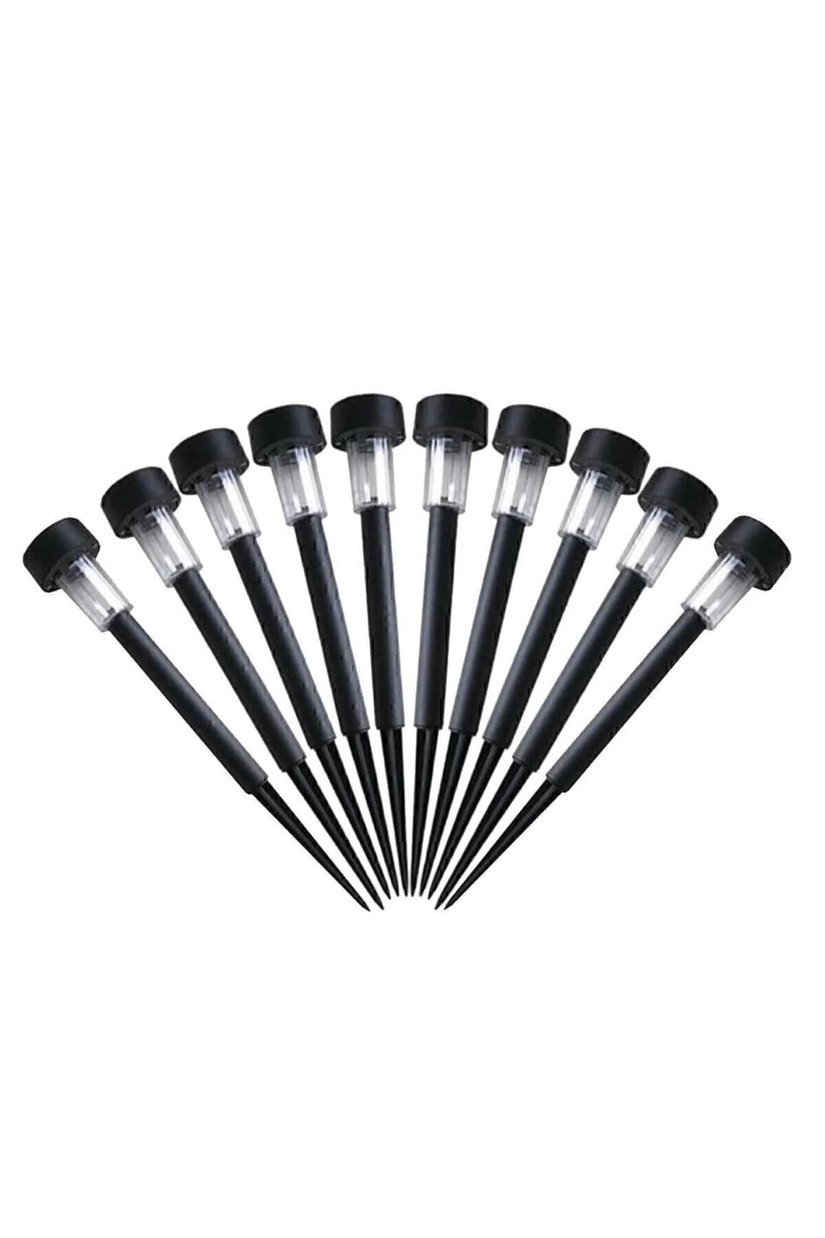 Güneş Enerjili Bahçe Lambası Plastik Saplama 5 lu Set