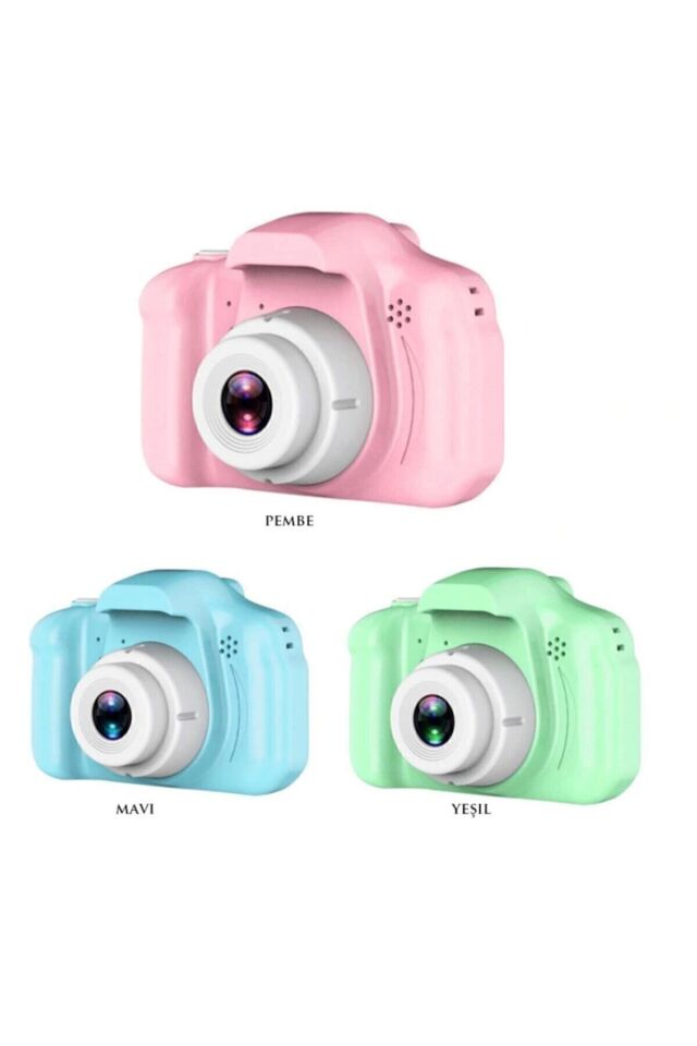 Mini 1080p Hd Kamera Çocuklar Için Dijital Fotoğraf Makinesi 2.0 Inç Ekran 720-1080p Karışık Renk