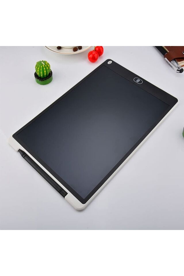 12 Inç Lcd Yazma Tableti Elektronik Dijital Çizim Tahtası Silinebilir Yazı Pad Renkli Ekran