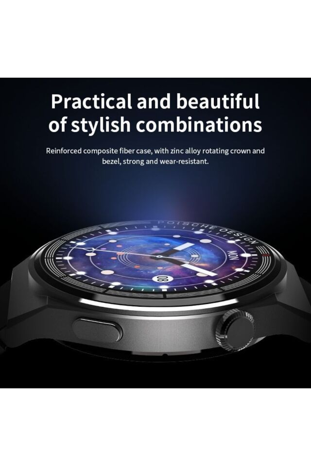 * Gt3 Max Akıllı Saat 3 Kordonlu Nfc Takip Özellikli Premium Hd Ekran Ios Ve Android Uyumlu