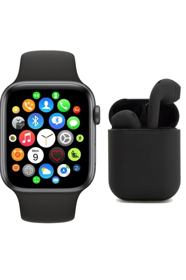Akıllı Saat T500 Plus +   Kablosuz Kulaklık Ikili Set Ios Android Smartwatch