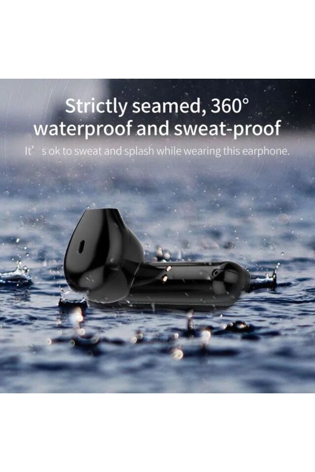 TWS 5,0 Bluetooth kablosuz kulaklık Stereo Slayt Kapaklı Su Geçirmez Süper Bass Spor Kulaklık