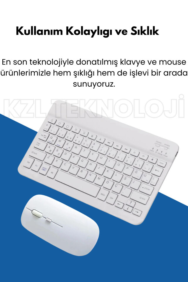 Kingboss K-03 Mini Kablosuz Wireless Klavye Mouse Seti 2.4 Ghz Siyah