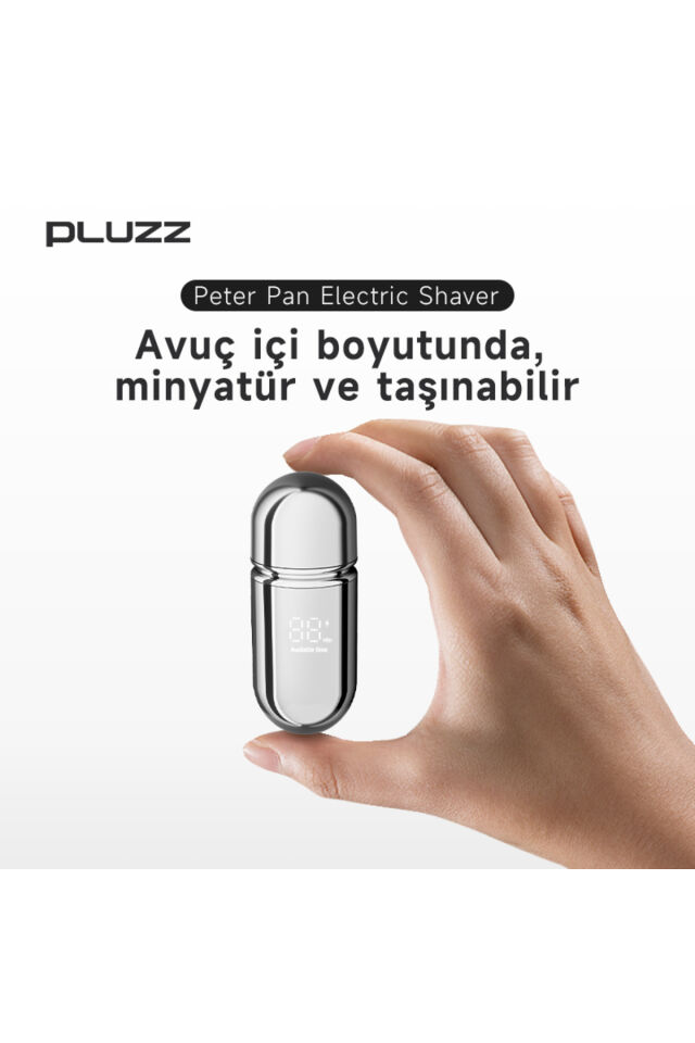 Şarjlı Taşınabilir Unisex Mini Sakal ve Yanak Tıraş Makinesi