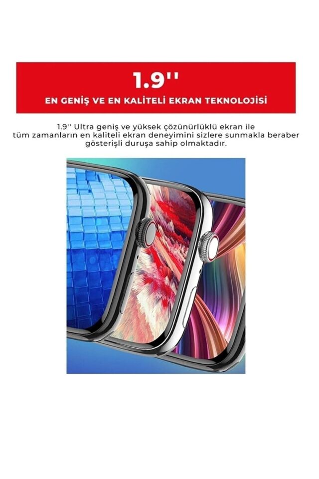 Watch 7 Pro Max Plus Akıllı Saat (1.95'' Tam Ekran)