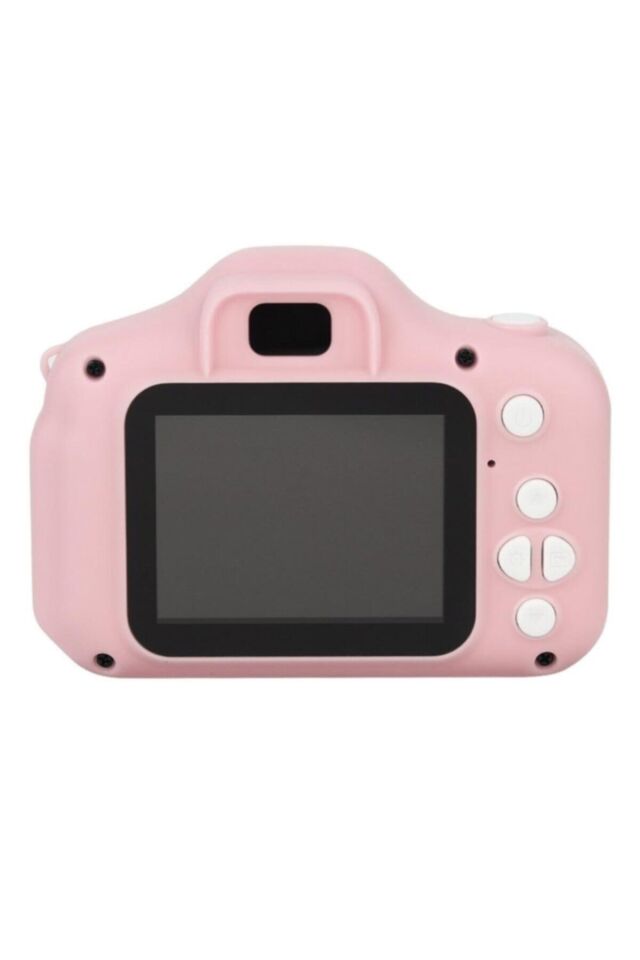 Mini Çocuk Kamerası 1080p Hd Video Çekim Kalitesi Cmr9 Dijital Fotoğraf Makinesi Pembe