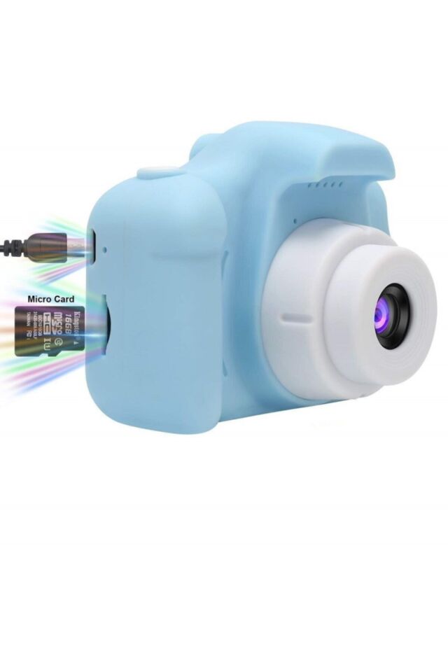 Mini Çocuk Kamerası 1080p Hd Video Çekim Kalitesi Cmr9 Dijital Fotoğraf Makinesi Pembe
