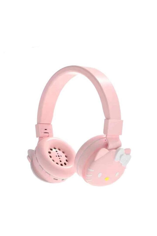 NM18 Kedi Kablosuz Kulaklık 5.0 Mikrofonlu Sd Kart Girişli Katlanır Kulak Üstü Bluetooth Kulaklık
