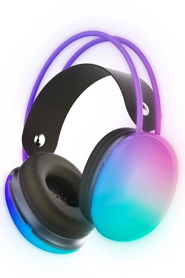 Kablosuz Oyuncu Kulaklığı 7.1 Full Rgb Işıklı Stereo Profesyonel Ses Kulaküstü Mikrofonlu Gaming