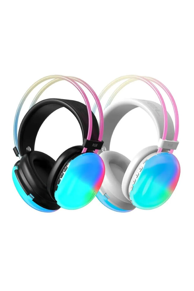 Kablosuz Oyuncu Kulaklığı 7.1 Full Rgb Işıklı Stereo Profesyonel Ses Kulaküstü Mikrofonlu Gaming