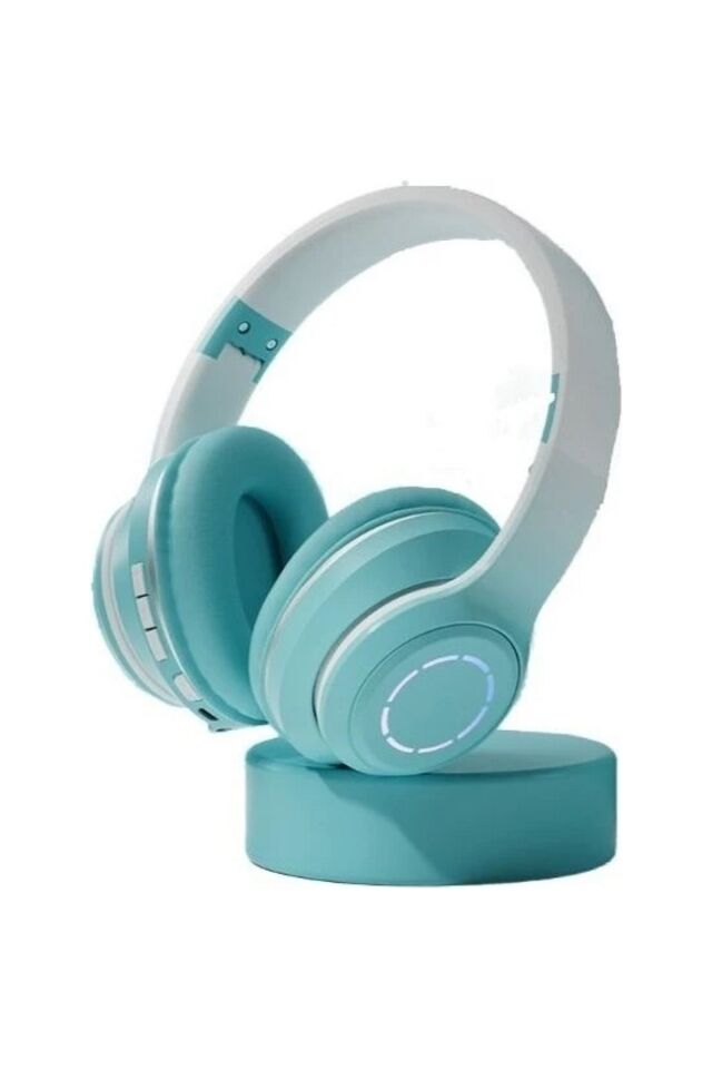 SN 36 One Ear Kafa Üstü Kablosuz Bluetooth Kulaklık Katlanabilir RGB Işıklı