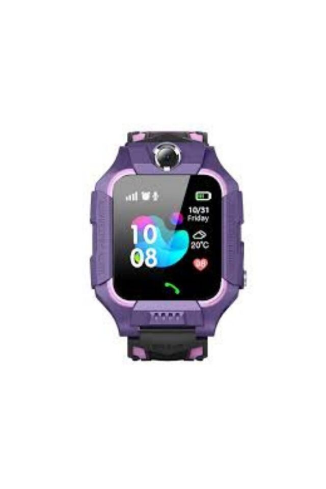 Pinkwatch Sim Kartlı, Konum Takipli, Sos Acil Arama Ve Imei Kayıtlı Akıllı Çocuk Takip Saati Mor