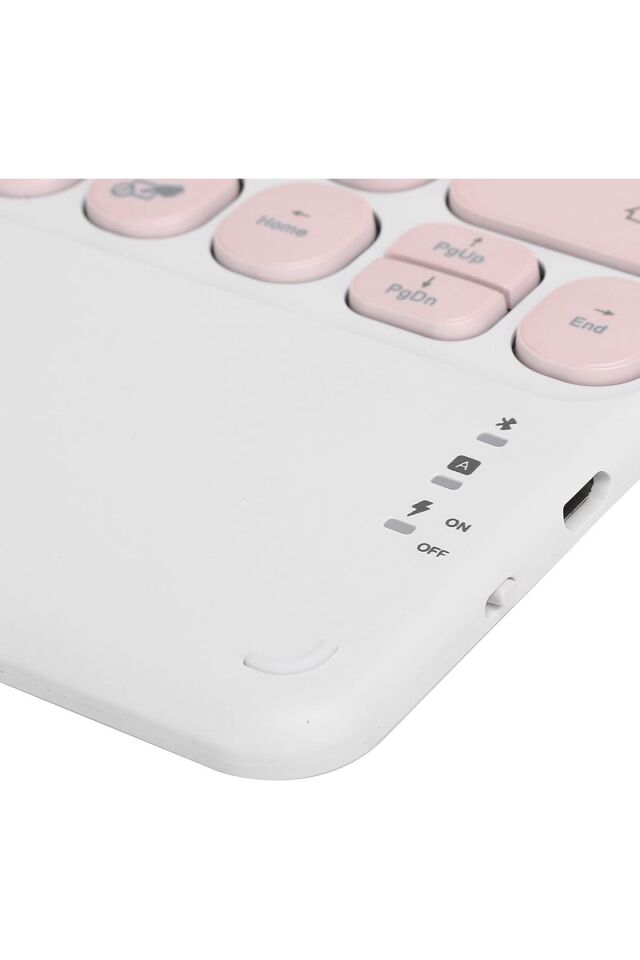 Tüm Cihazlara Uyumlu Akıllı Taşınabilir Şarj Edilebilir Kablosuz Bluetooth Klavye Touchpad li