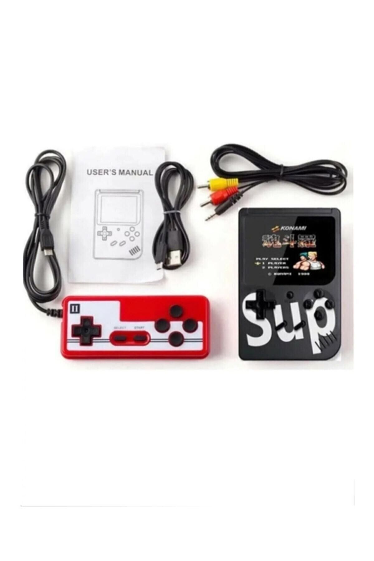 Siyah Renk 2 Kişilik Kollu 400 Oyunlu Game Box Atari KARIŞIK RENK