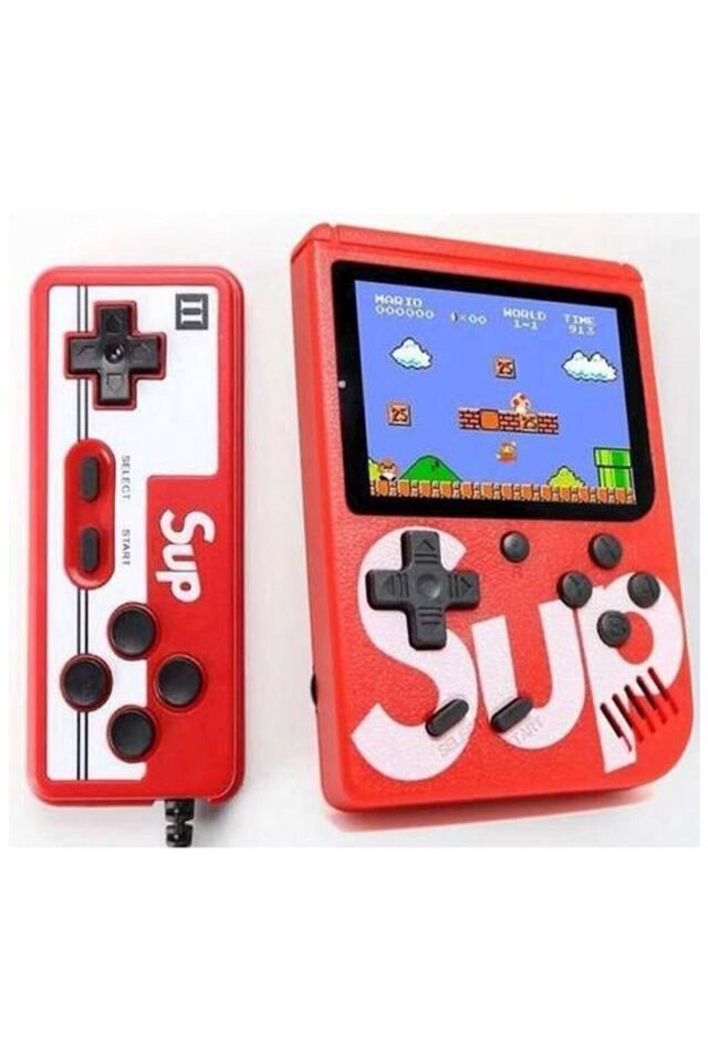 Siyah Renk 2 Kişilik Kollu 400 Oyunlu Game Box Atari KARIŞIK RENK