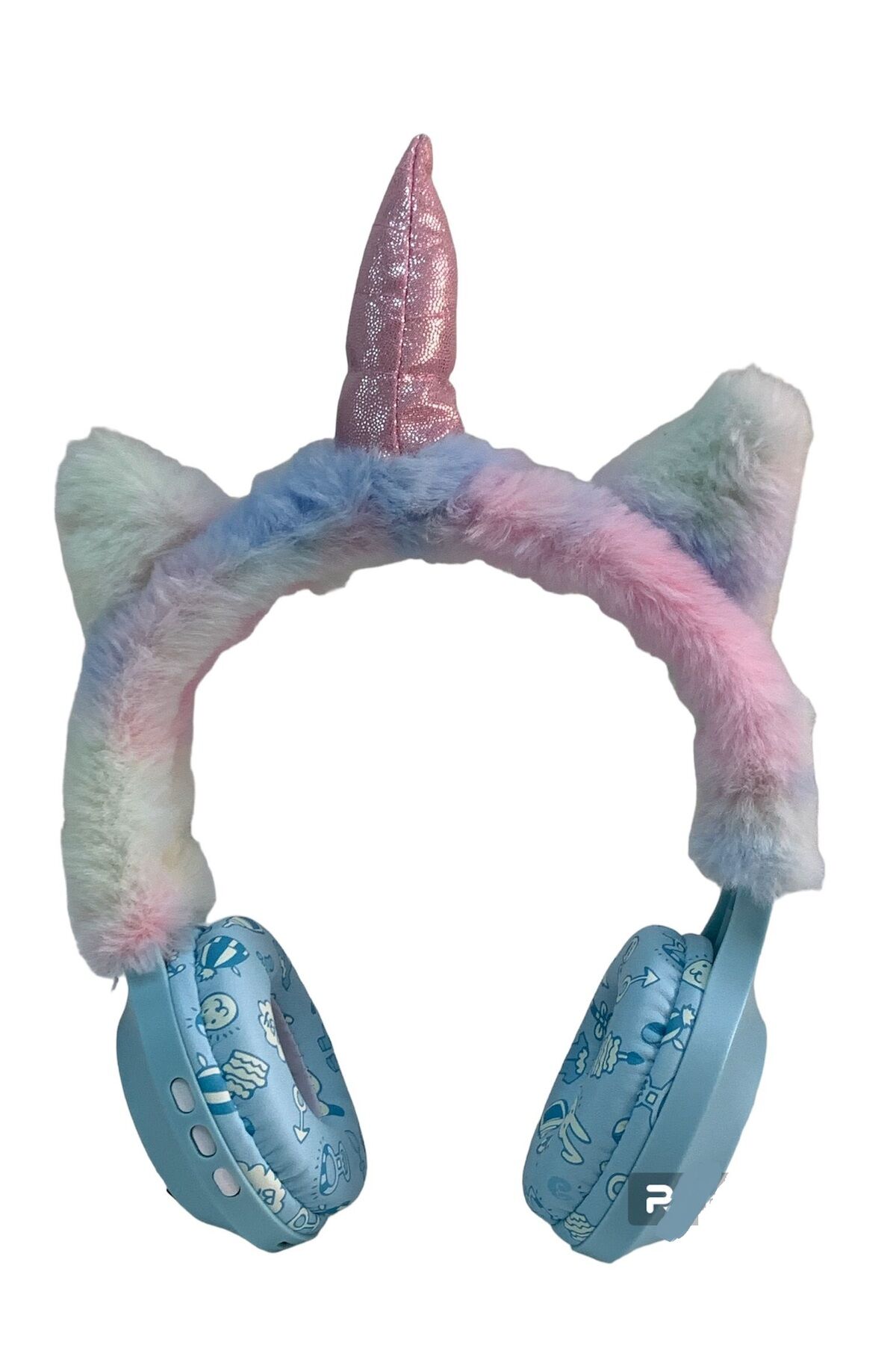 Bk-681 Peluş unicorn Kablosuz 5.0 Uyumlu Mikrofonlu Sd Kart Girişli Kulak Üstü Bluetooth Kulaklık