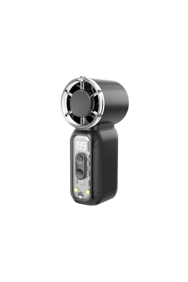 Süper Şarjlı Mini El Tipi Fan USB Şarjlı Turbo Güçlü Uzun Süreli Dijitalli