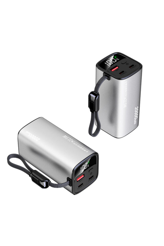 20000mAh Güç Bankası Hızlı Şarjlı Akıllı Ürünler için Taşınabilir Şarj Cihazı Powerbank