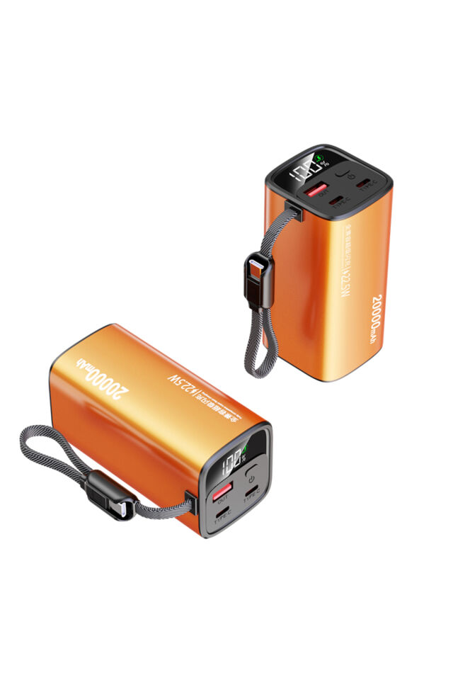 20000mAh Güç Bankası Hızlı Şarjlı Akıllı Ürünler için Taşınabilir Şarj Cihazı Powerbank