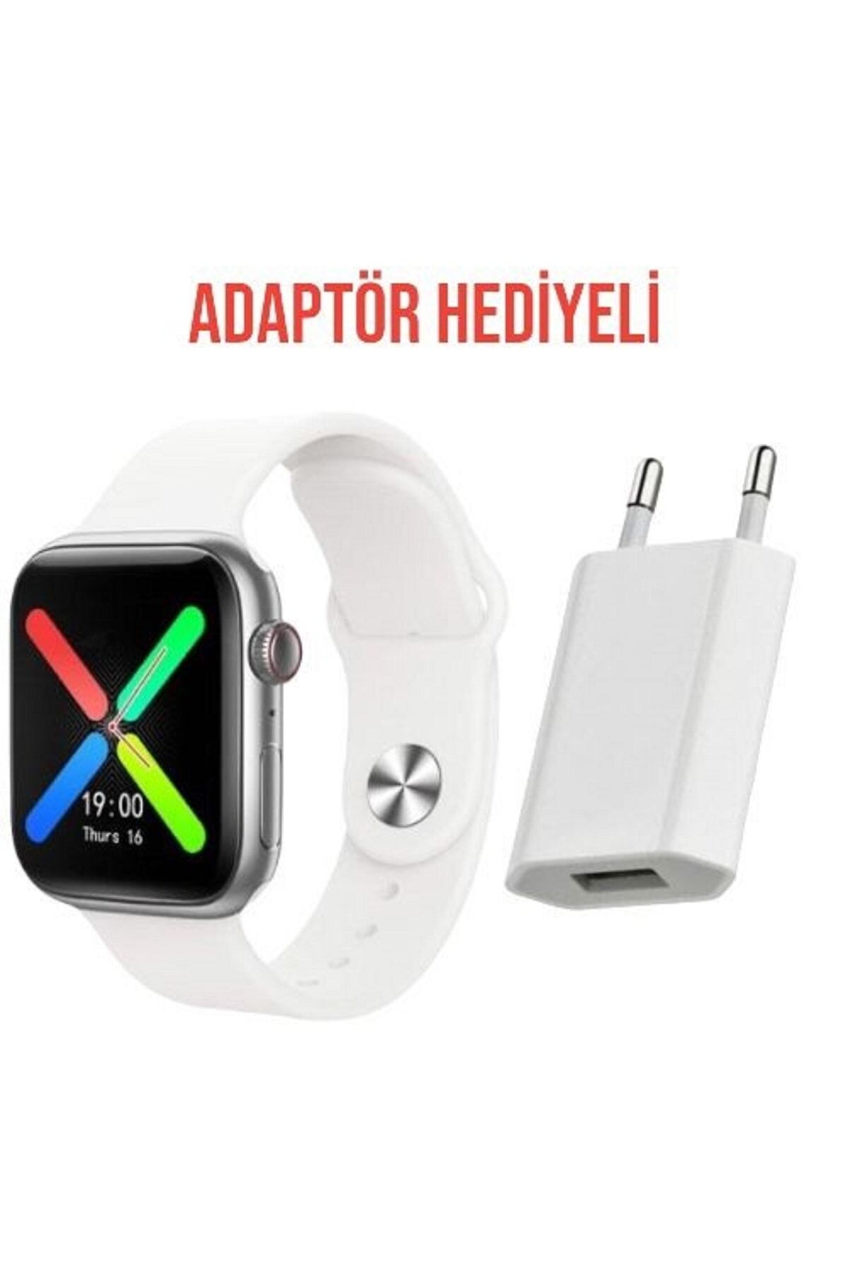 T500 Akıllı Saat Nabız Ölçer Bileklik Adımsayar Smart Watch Arama Mesaj Okuma Adaptör Hediyeli