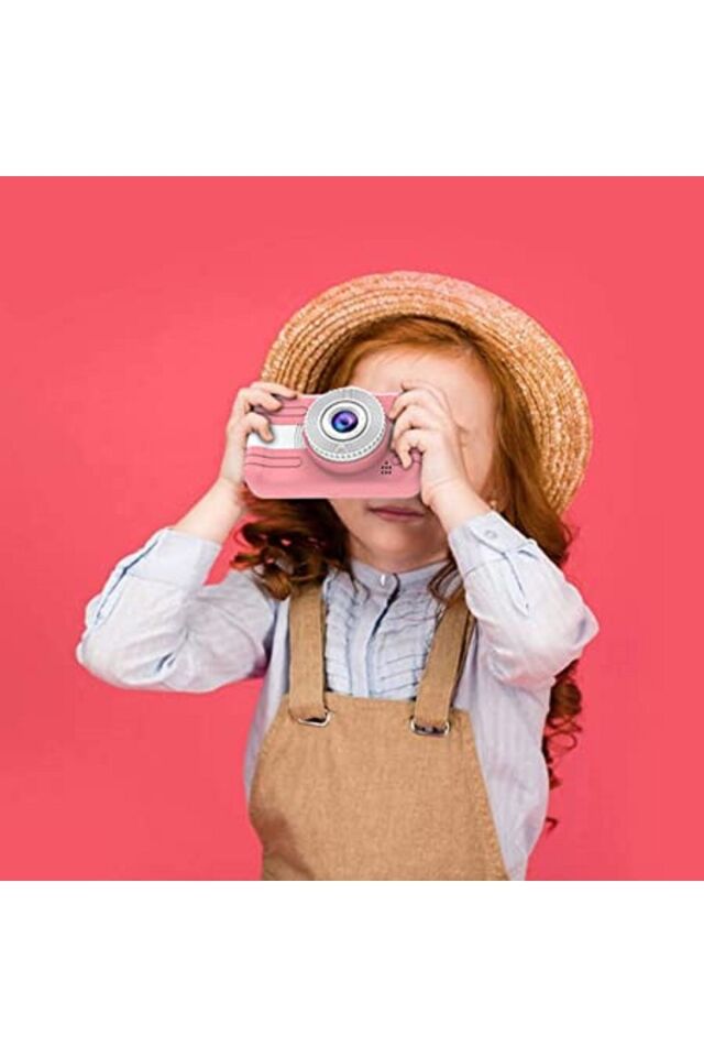 Çocuk Fotoğraf Makinesi 3.5 Inç 80w Hd Çift Lens Selfie Kamera