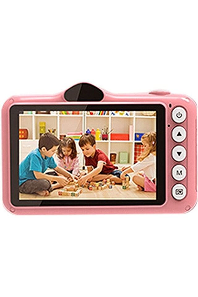 Çocuk Fotoğraf Makinesi 3.5 Inç 80w Hd Çift Lens Selfie Kamera