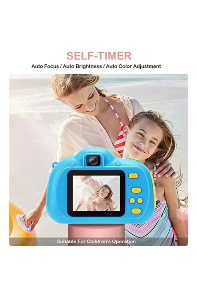 Dijital Çocuk Fotoğraf Makinesi X700 Flash Özellikli Dijital Kamera