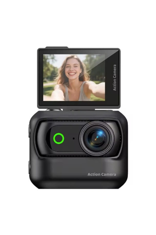 1080P Dijital Video Kamera 32GB Dijital Vlog Boyun Askılık Fotoğraf Makinesi Türkçe Yeni Ürün